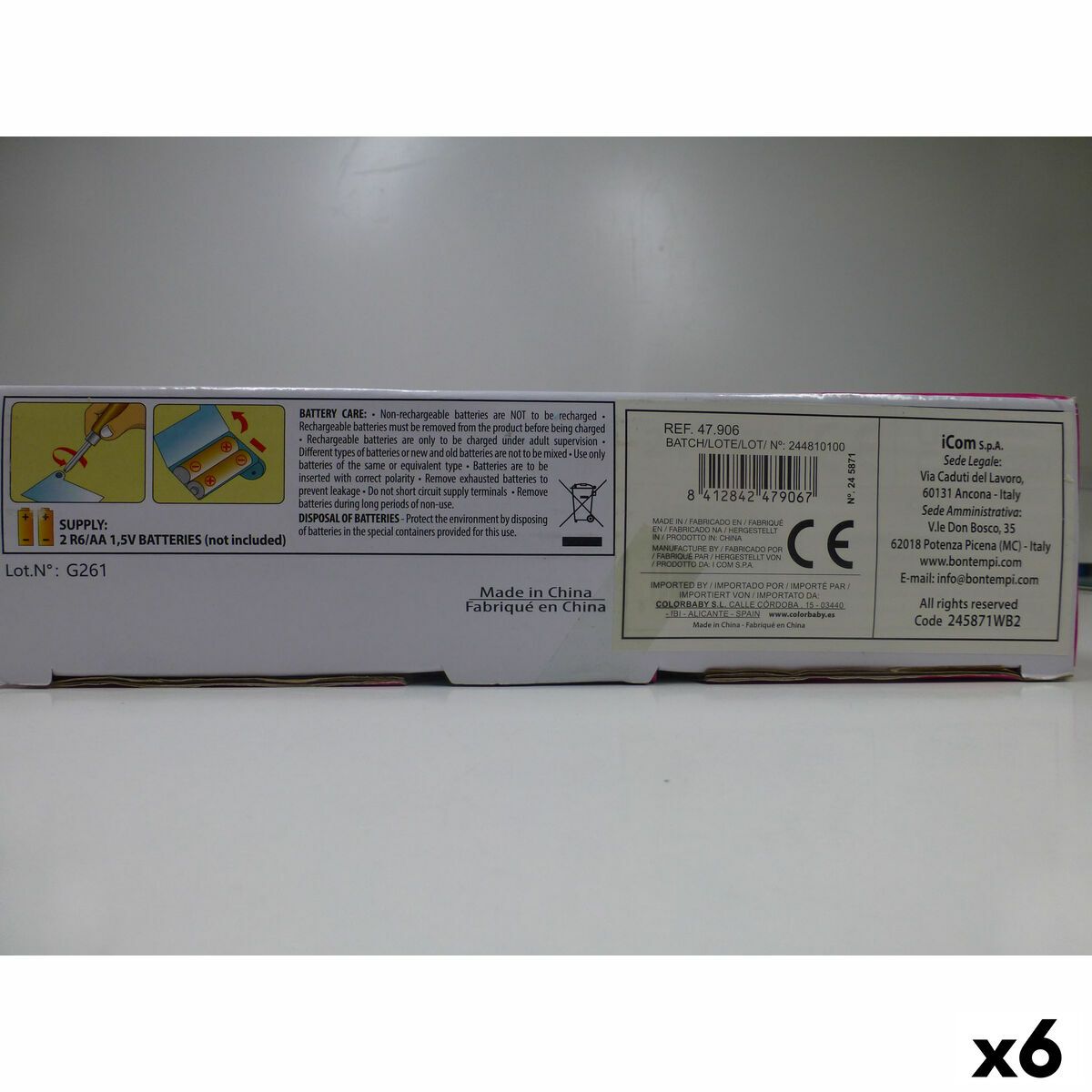 KALINDRA | BB. Baby Guitar Bontempi 20 x 56 x 4 cm (6 Units)