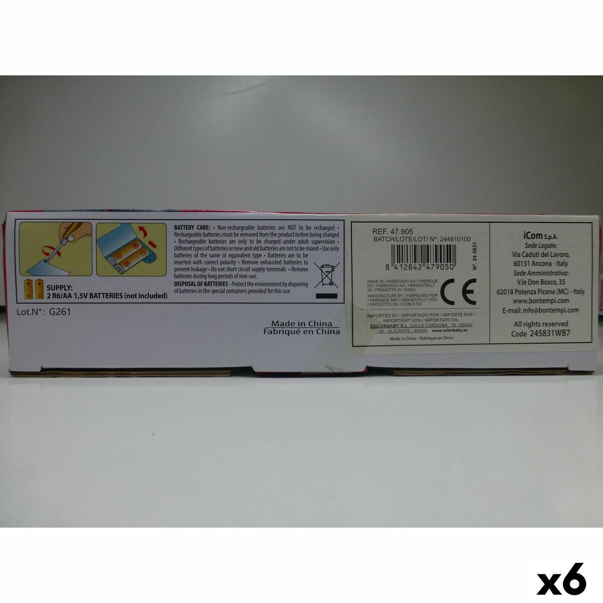 KALINDRA | BB. Baby Guitar Bontempi 20 x 56 x 4 cm (6 Units)