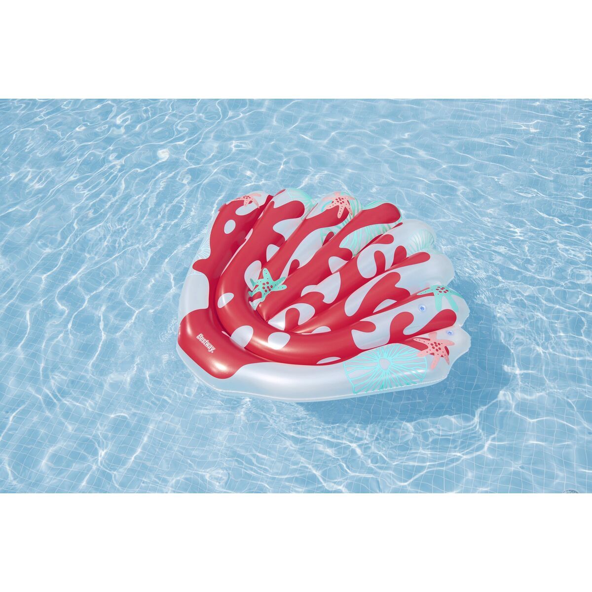 KALINDRA | BB. Bestway Inflatable Mattress Coral 186x153 cm Beach &amp; Pool 43724