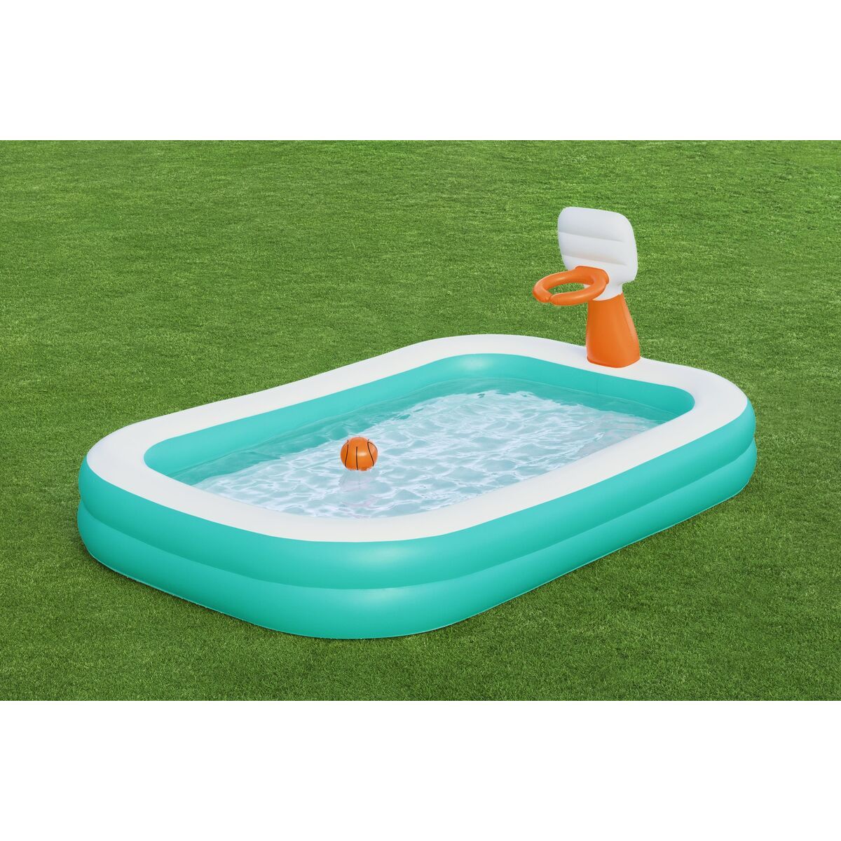 KALINDRA | BB. Bestway Inflatable Kids Pool Basketball Game 251x168x102 cm +3 Years Garden 54445