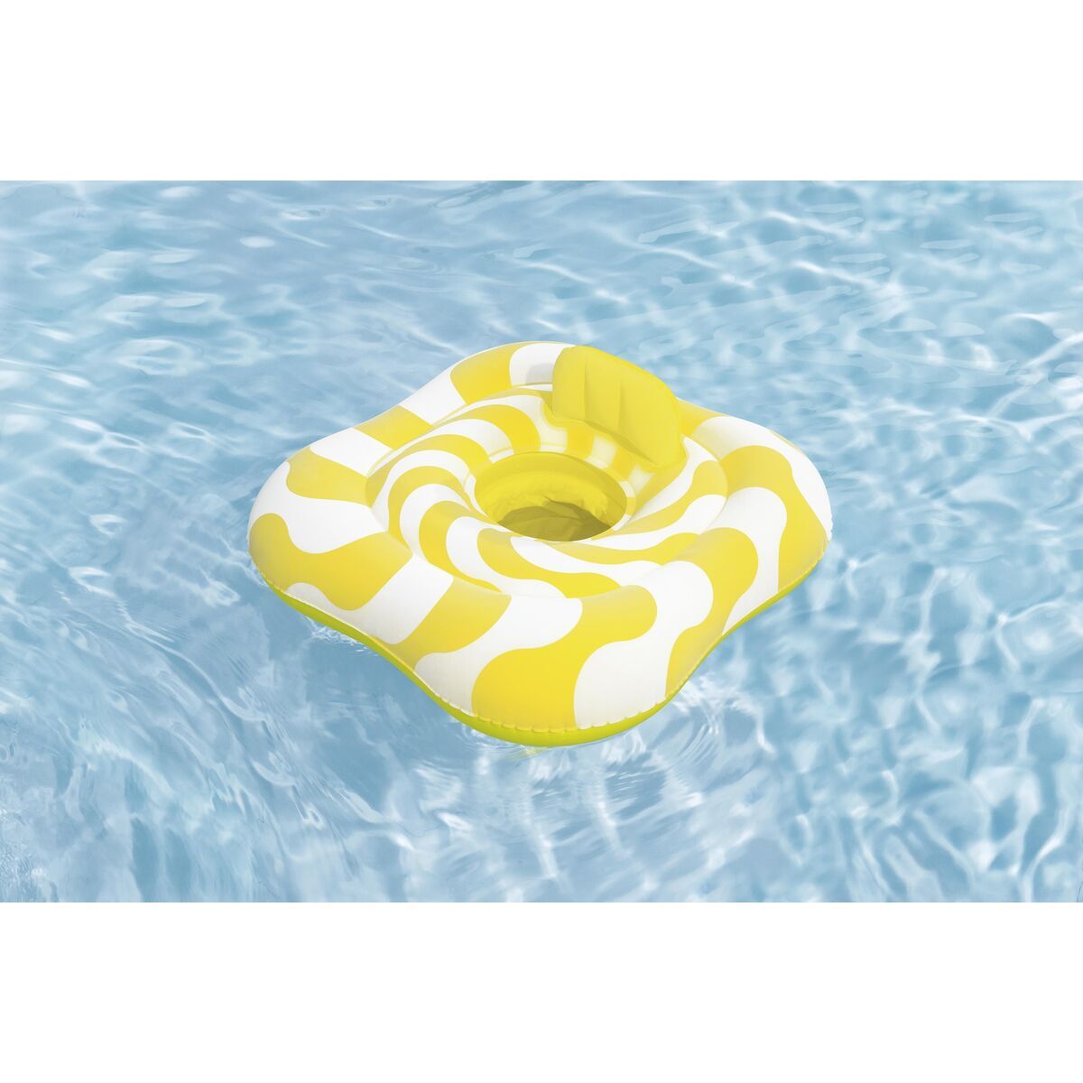 KALINDRA | BB. Bestway Inflatable Float 2 Rings Baby Seat 79x79 cm 1-2 Years Garden Pool Beach 32298