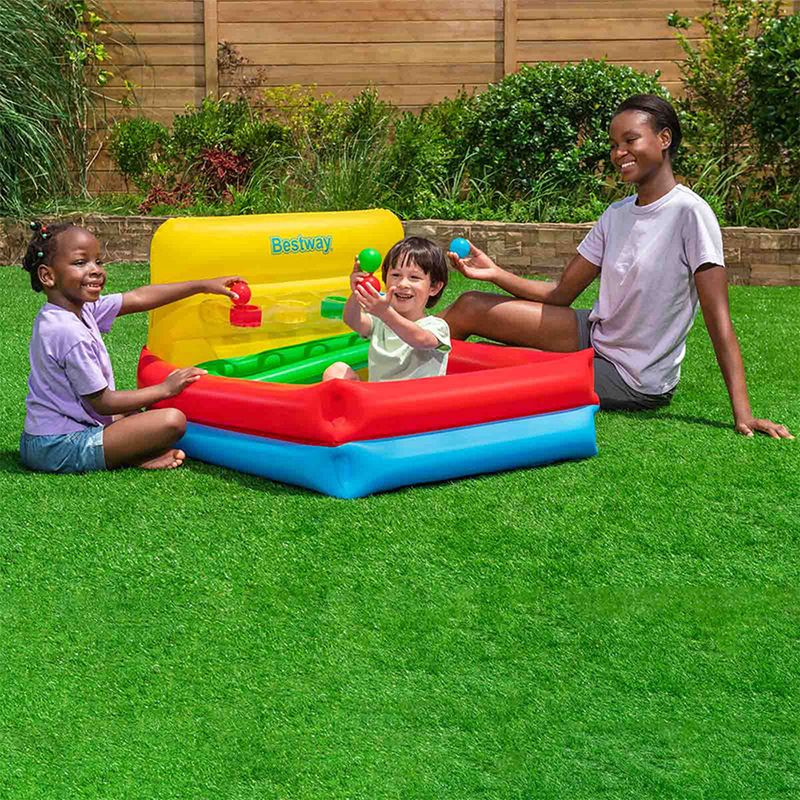 KALINDRA | BB. Bestway Inflatable Kids Pool with Balls 104x94x61 cm +2 Years Garden 52546