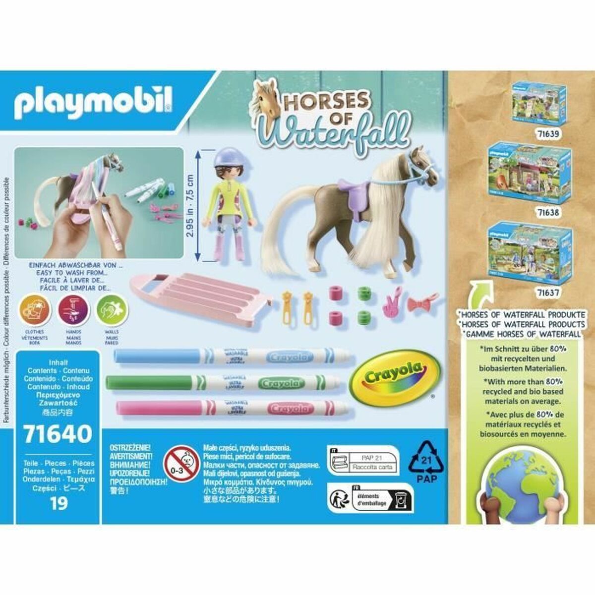 KALINDRA | BB. Playset Playmobil 71640 Horses of Waterfall 19 Pieces