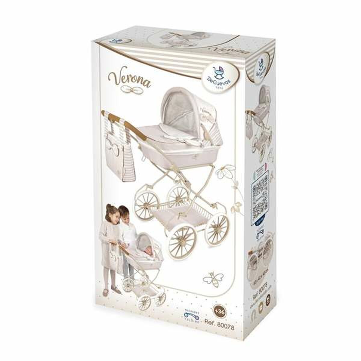 KALINDRA | BB. Doll Stroller Decuevas Verona 42 x 80 x 81 cm