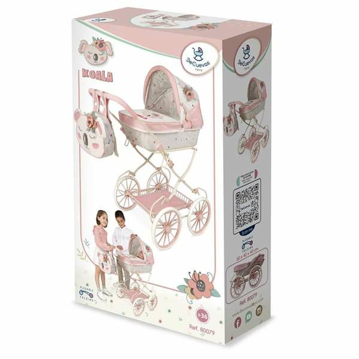 KALINDRA | BB. Doll Stroller Decuevas Koala 42 x 80 x 81 cm