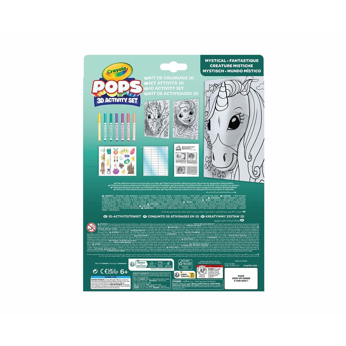 KALINDRA | BB. Pictures to colour in Crayola 3D Color Pops Unicorn