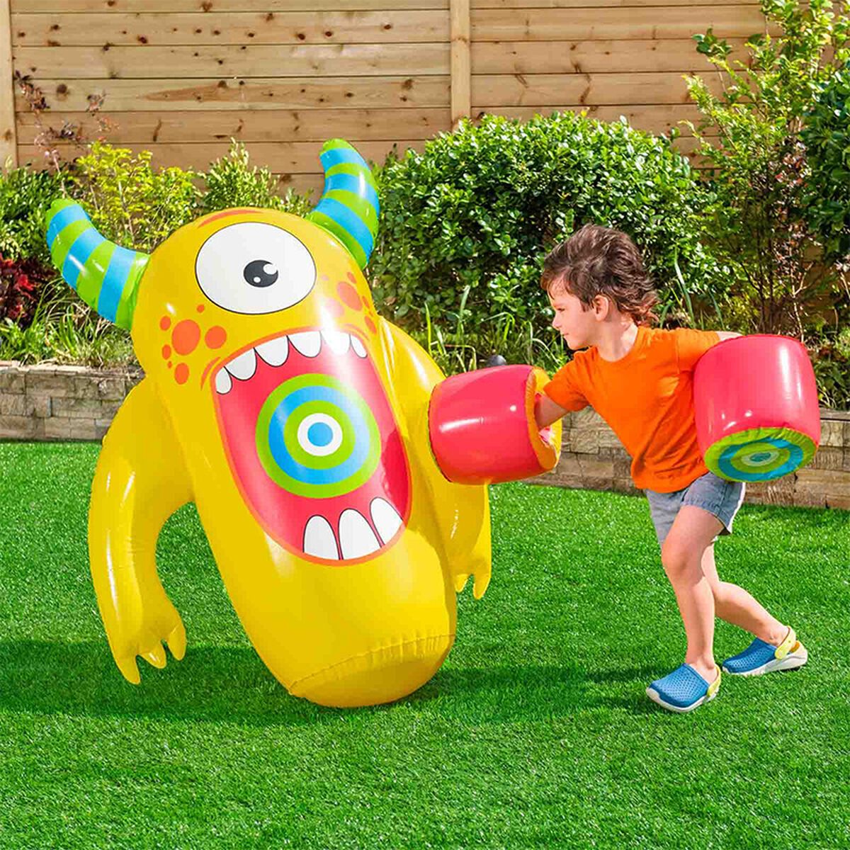 KALINDRA | BB. Children&#39;s Inflatable Boxing Punchbag with Stand Bestway Monster 120 cm