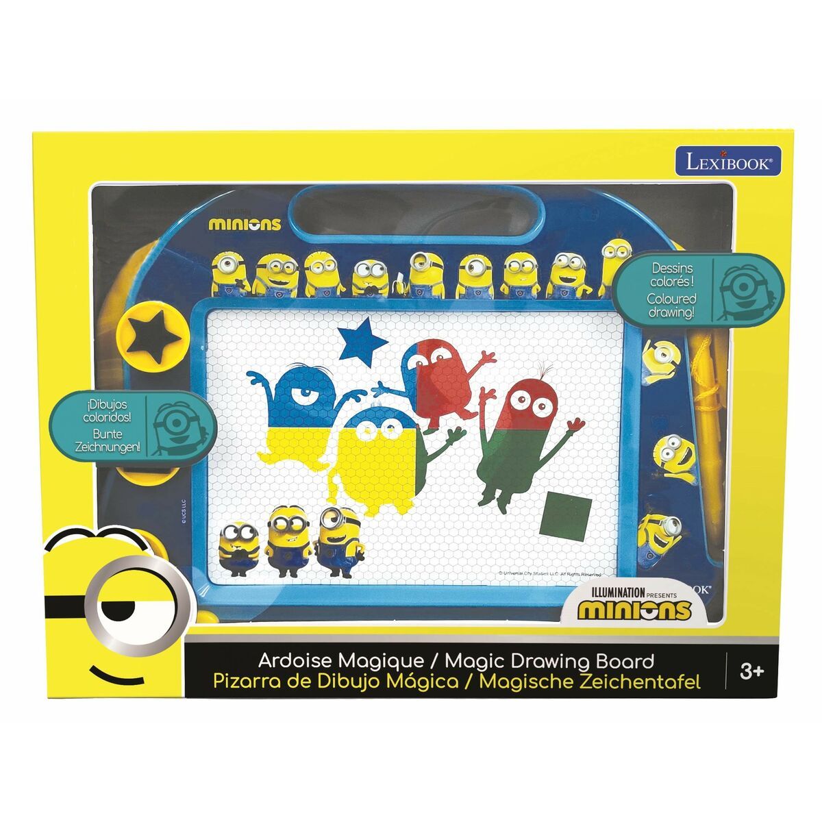 KALINDRA | BB. Magic Blackboard Lexibook Minions Yellow Blue