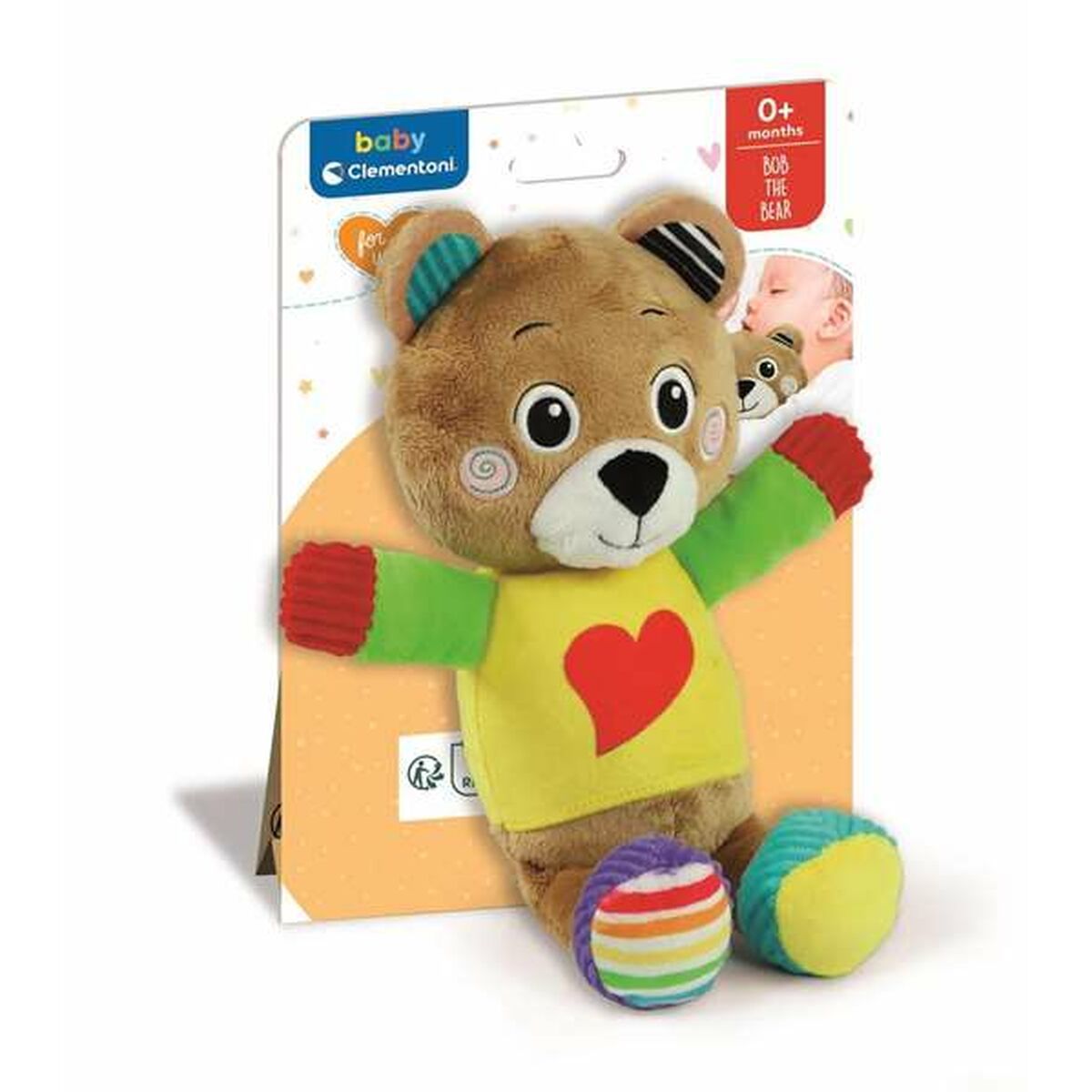KALINDRA | BB. Fluffy toy Clementoni Bob Bear 16 x 22,5 x 8,5 cm