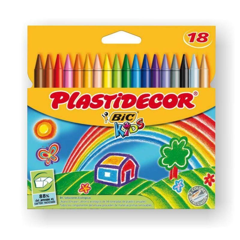 KALINDRA | BB. Coloured crayons Plastidecor Multicolour (12 Units)