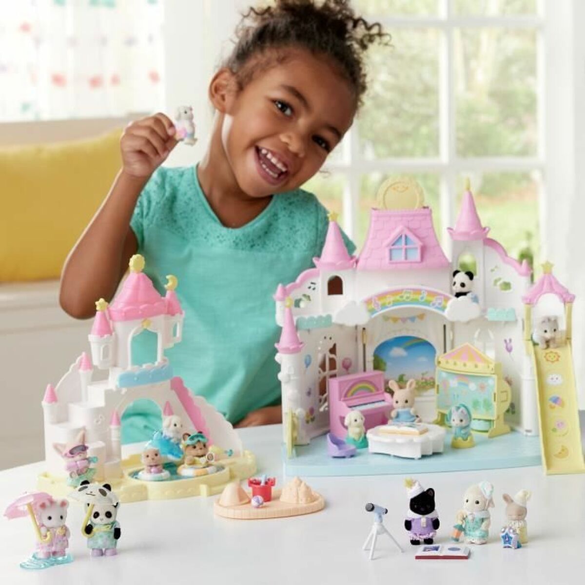 KALINDRA | BB. Dolls House Accessories Sylvanian Families 5749 Nursery Friends Pool Fun trio