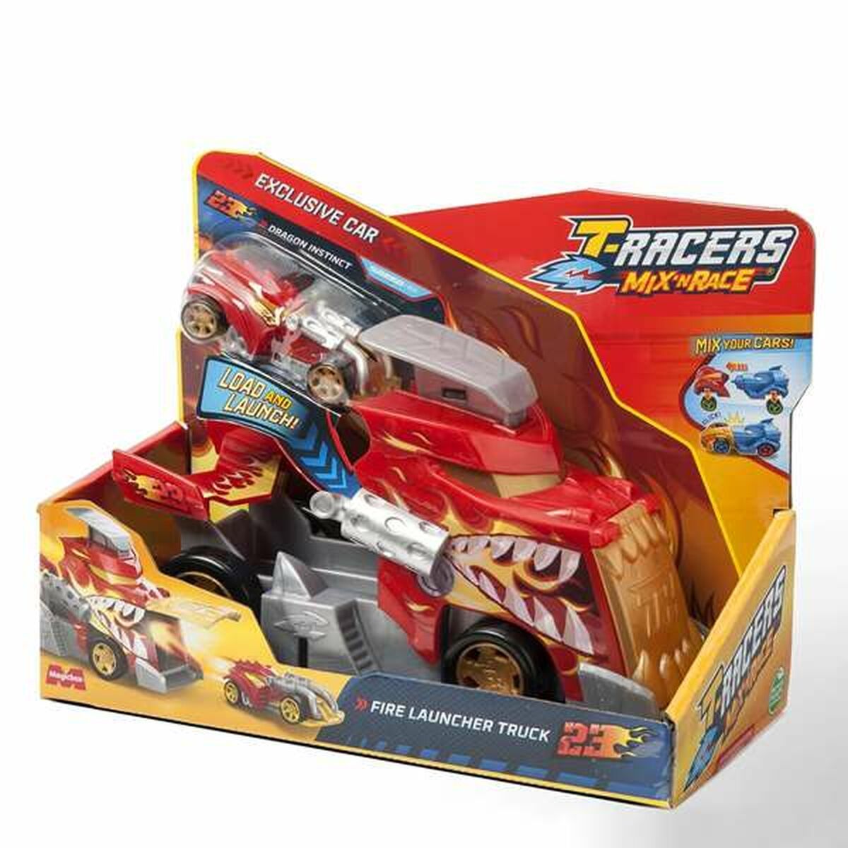 KALINDRA | BB. Launcher Magicbox Launcher Truck T-Racers Mix &#39;N Race 10 x 16,8 x 22,5 cm Car