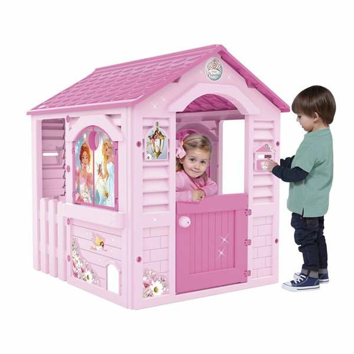 KALINDRA | BB. Children's play house Chicos Pink Princess 94 x 103 x 104 cm Pink
