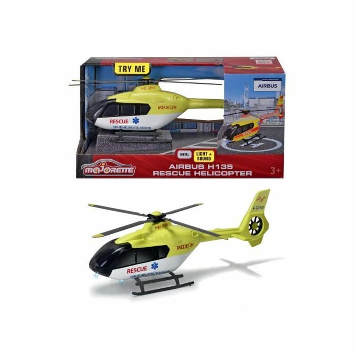 KALINDRA | BB. Helicopter Majorette Airbus H135 Rescue Helicopter