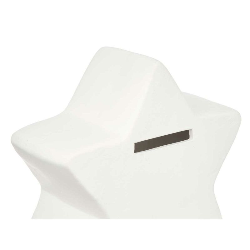 KALINDRA | BB. Paint Your Own Money Box Pincello White 12,8 x 12,6 x 8,2 cm 12,5 x 12,5 x 5,5 cm Star (12 Units)