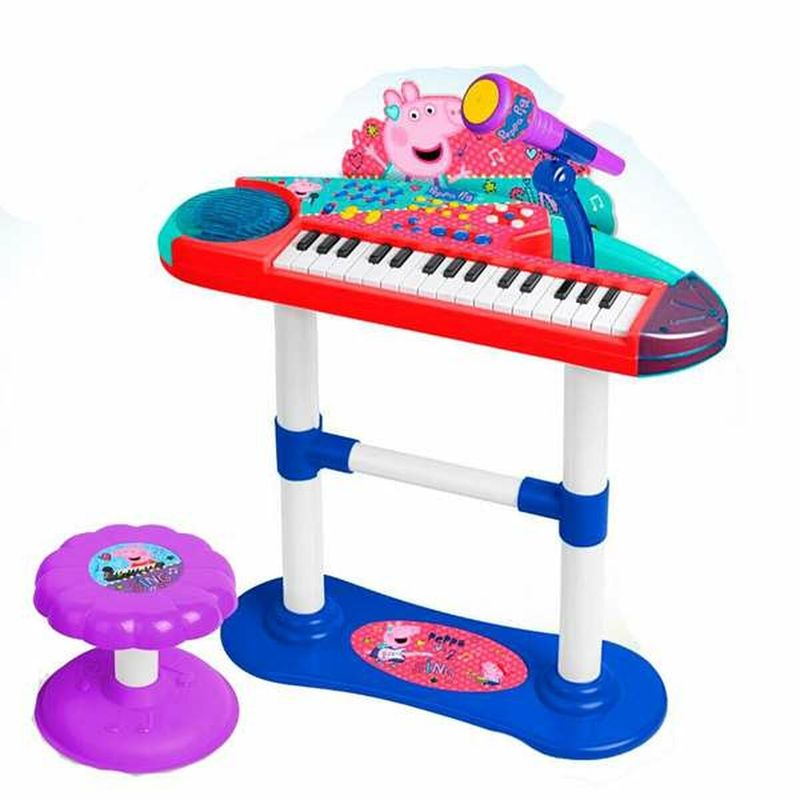 KALINDRA | BB. Piano jouet Peppa Pig Microphone Banquette