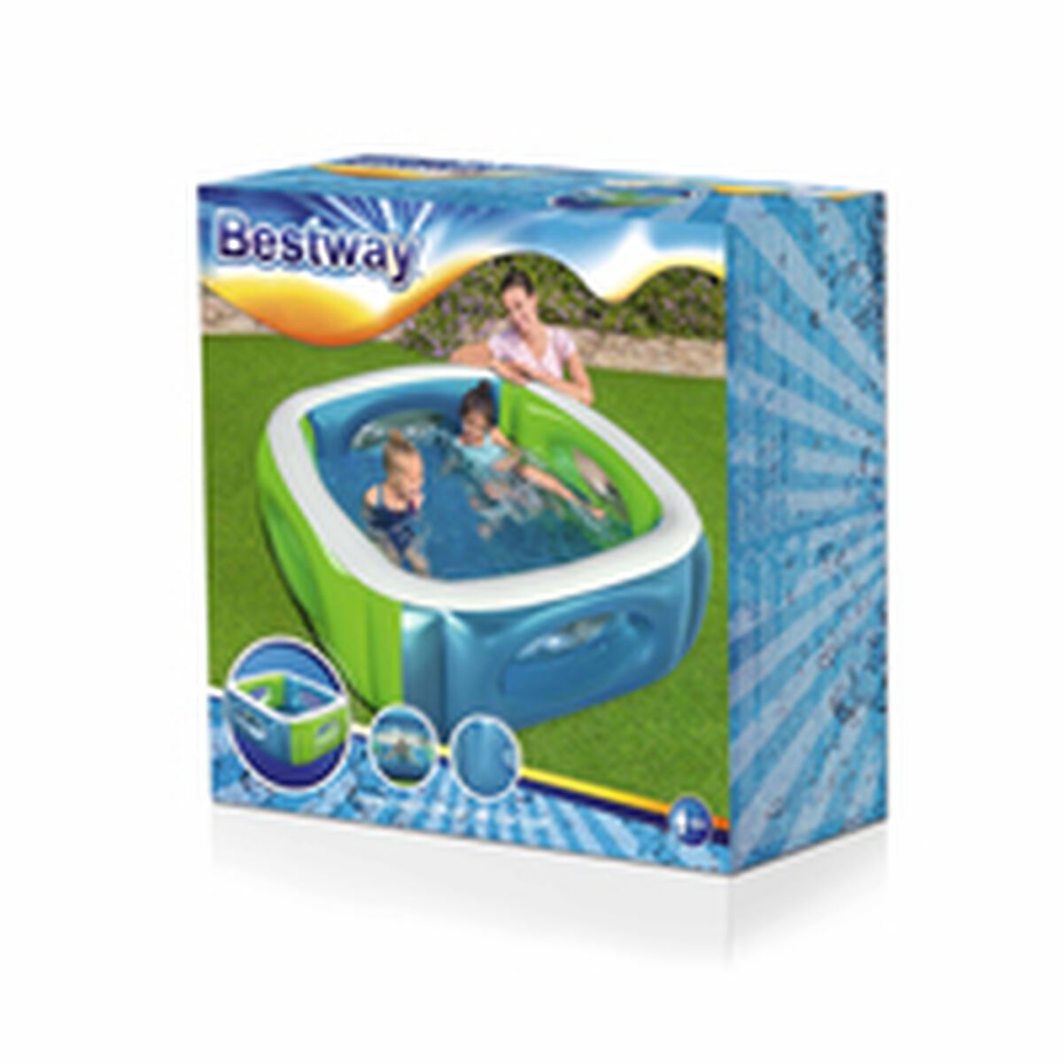 KALINDRA | BB. Inflatable Paddling Pool for Children Bestway 168 x 168 x 56 cm