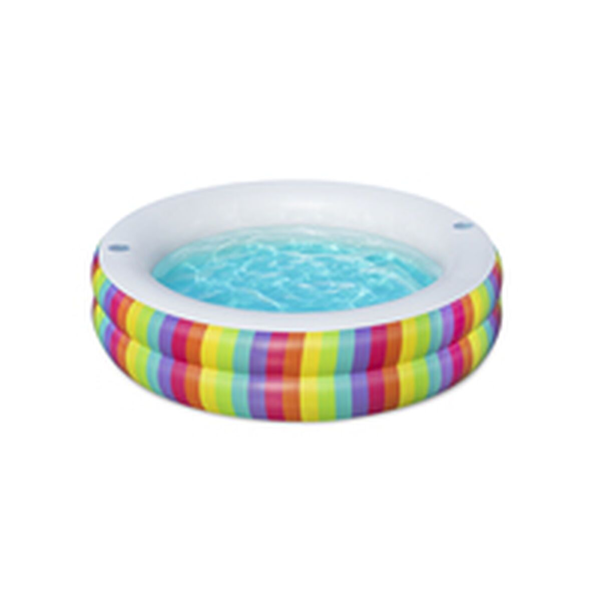 KALINDRA | BB. Inflatable Paddling Pool for Children Bestway Rainbow 206 x 206 x 51 cm