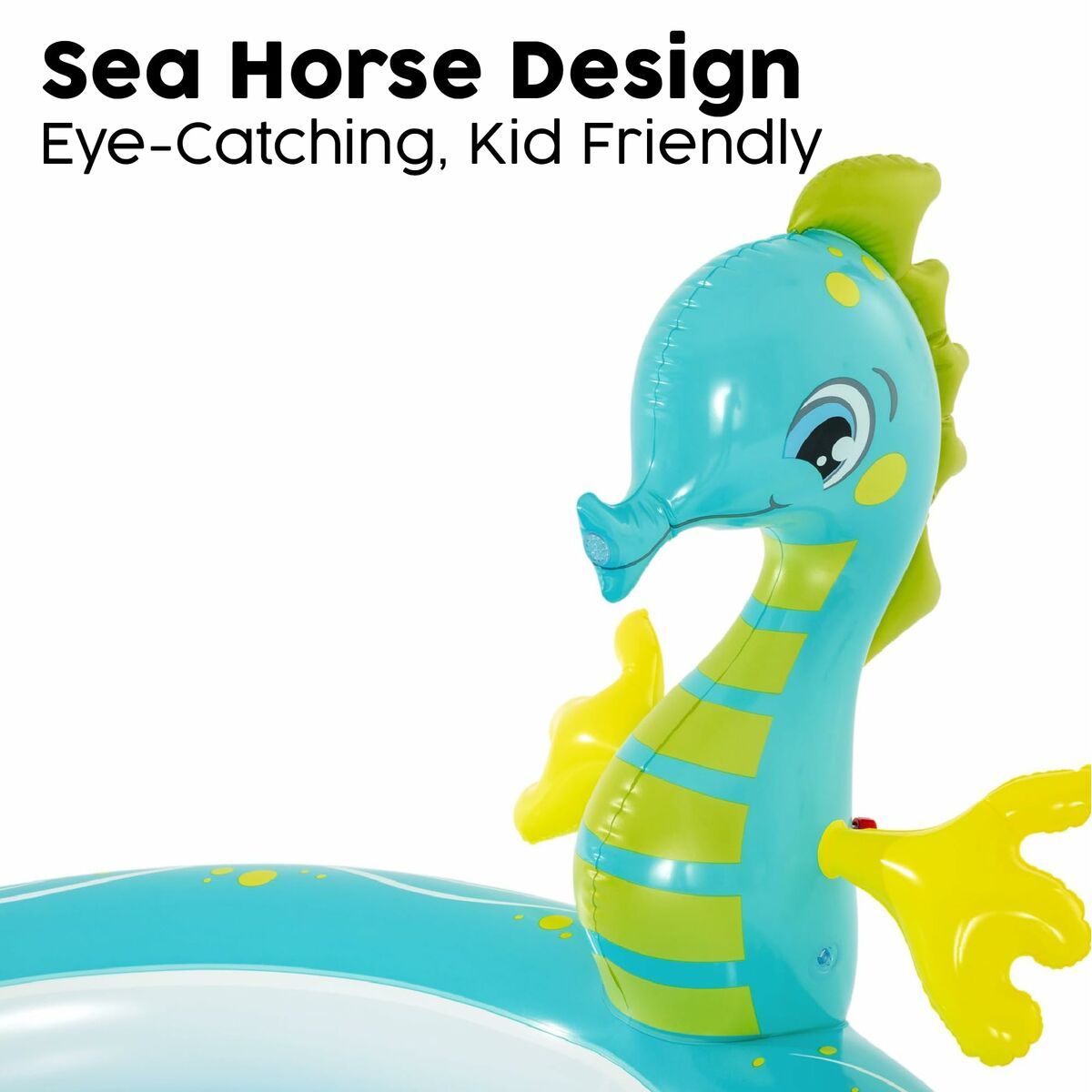 KALINDRA | BB. Inflatable Paddling Pool for Children Bestway Sea Horse 188 x 160 x 86 cm