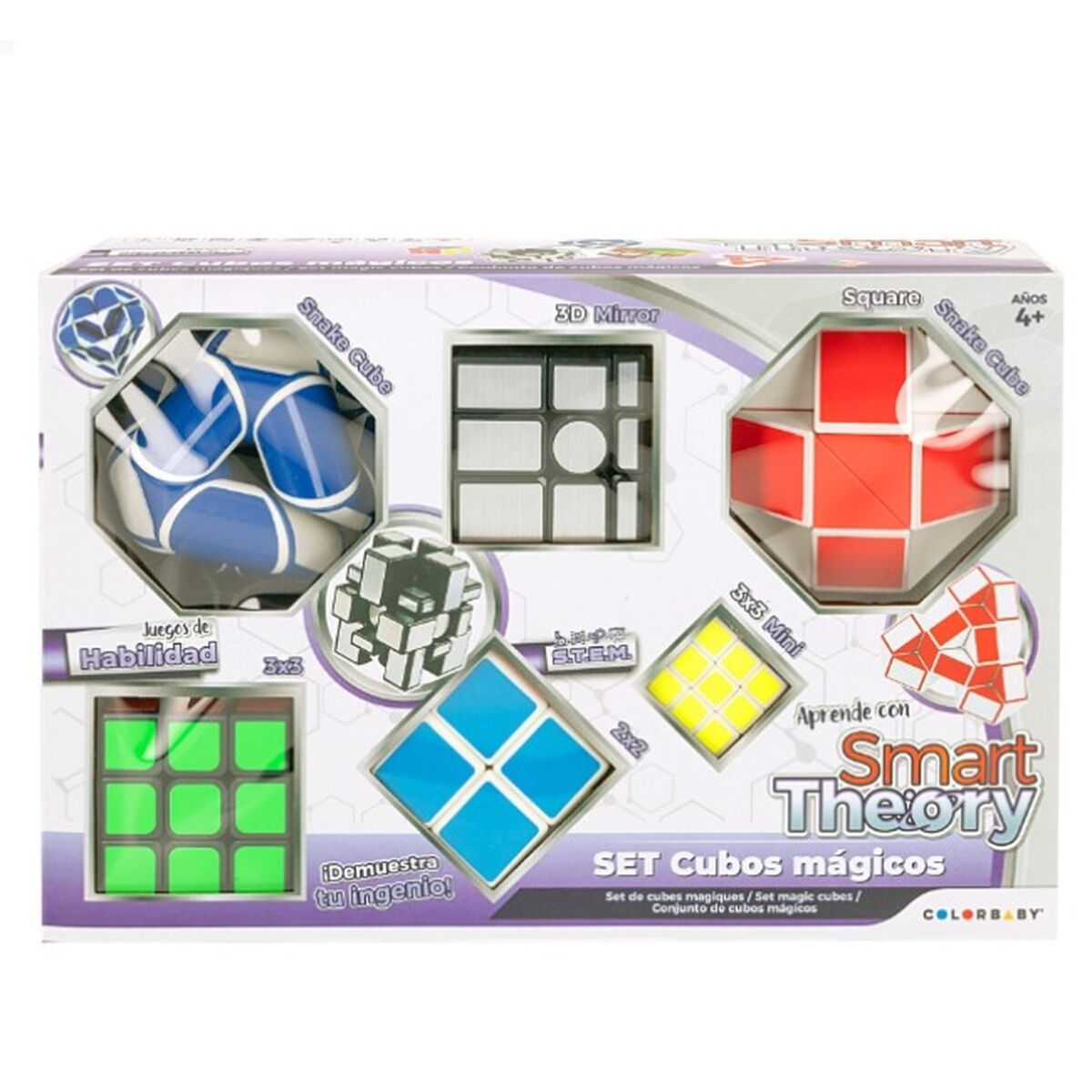 KALINDRA | BB. Rubik's Cube Colorbaby Smart Theory 6 Pieces