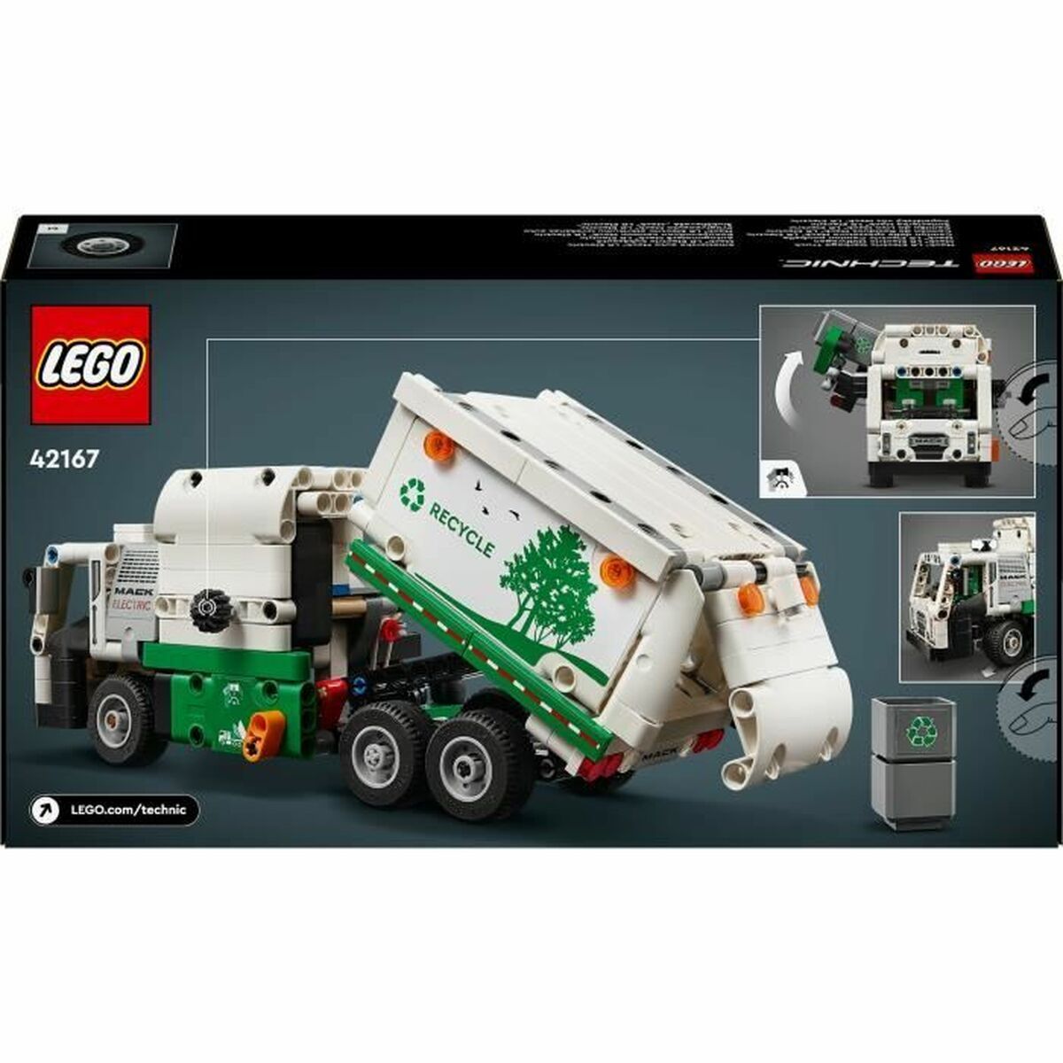 KALINDRA | BB. Playset Lego 42167 Mack LR Electric Garbage Truck