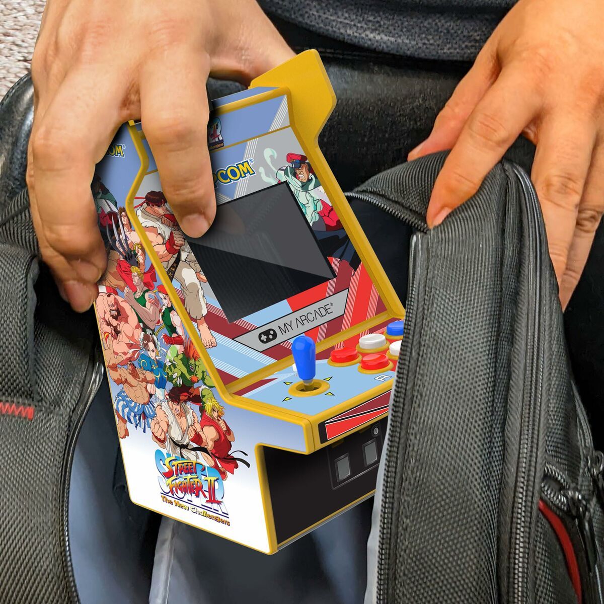 KALINDRA | BB. Portable Game Console My Arcade Micro Player PRO - Super Street Fighter II Retro Games