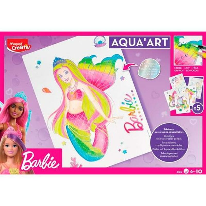 KALINDRA | BB. Pictures to colour in Maped Aqua&#39;Art Barbie