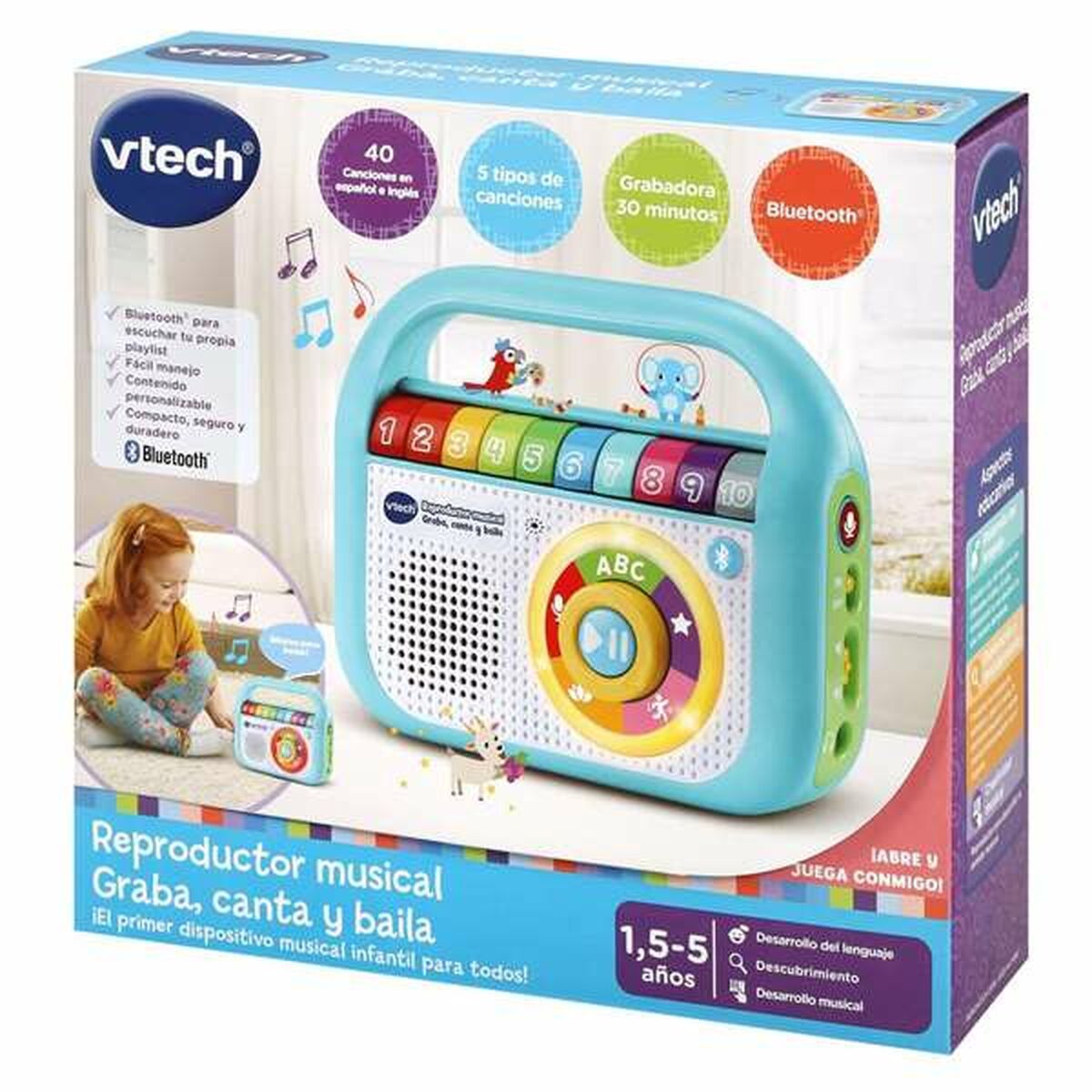 KALINDRA | BB. Musical Toy Vtech Bluetooth Sound Recording