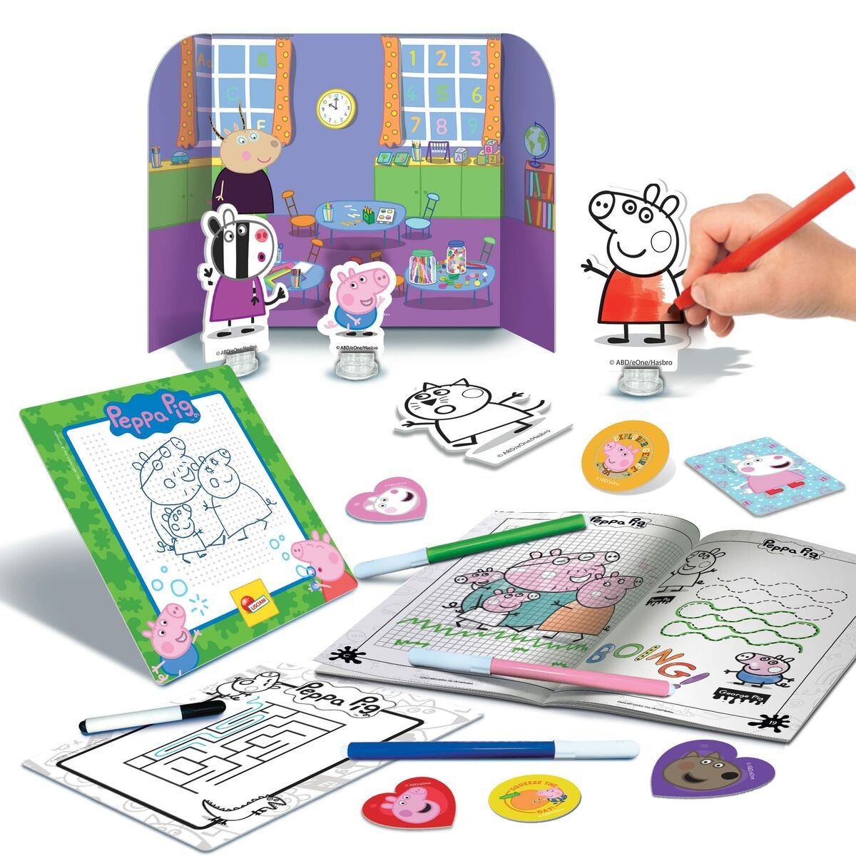 KALINDRA | BB. Colouring Activity Box Lisciani Giochi Peppa Pig Rucksack