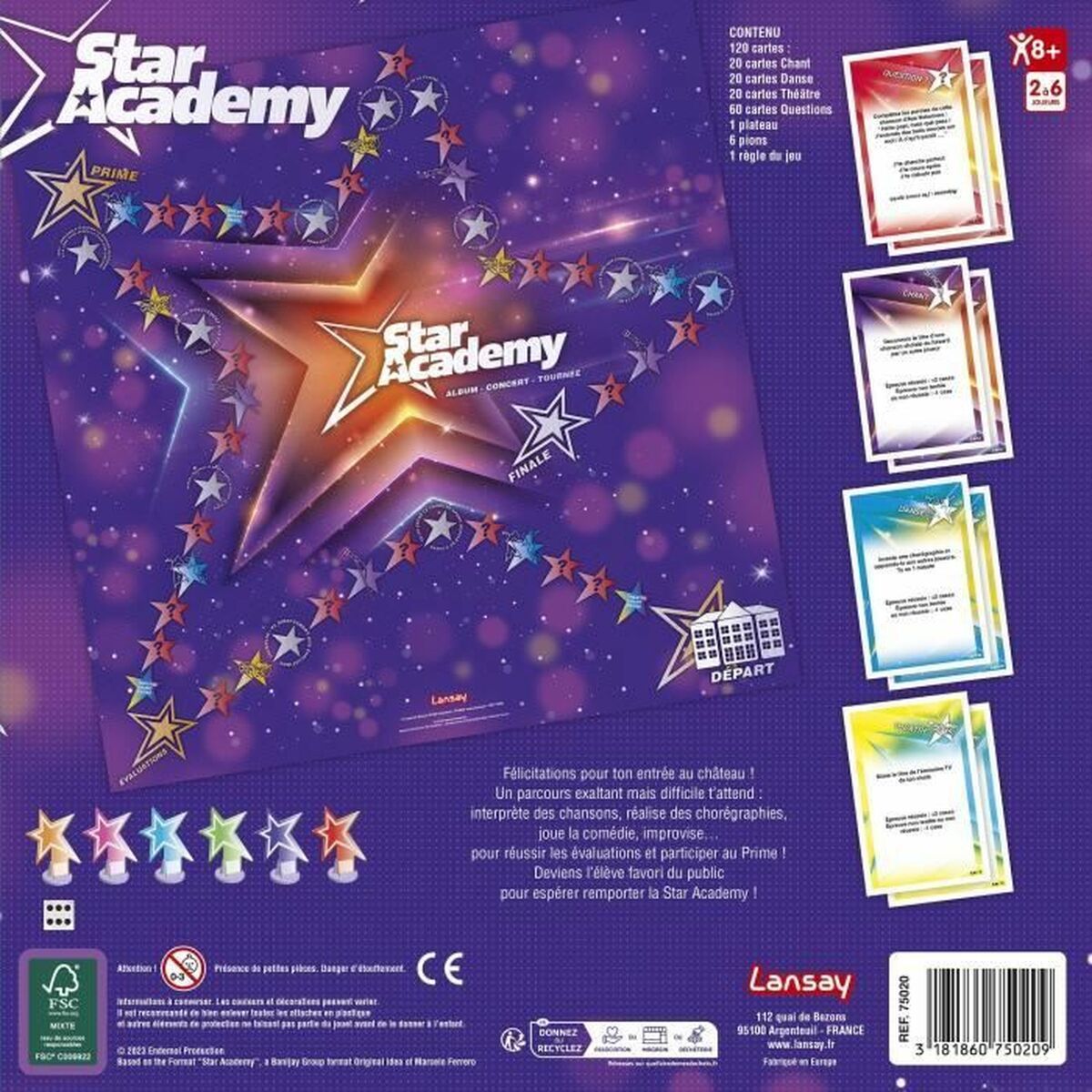 KALINDRA | BB. Quiz game Lansay Star Academy (FR) (French)