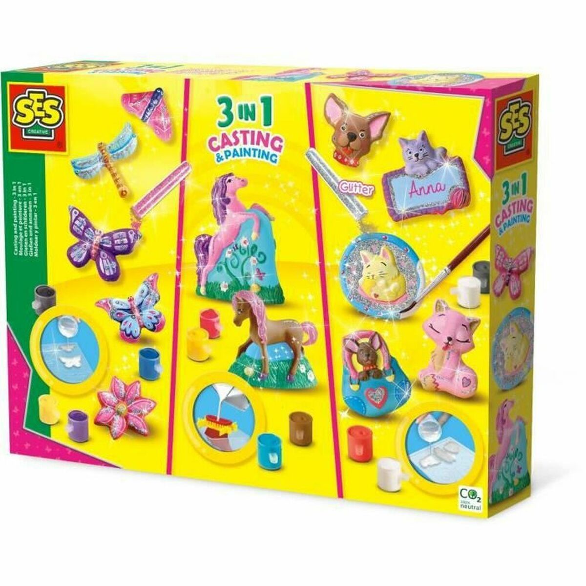 KALINDRA | BB. Play-Dough Set SES Creative Molding and painting - 3 in 1