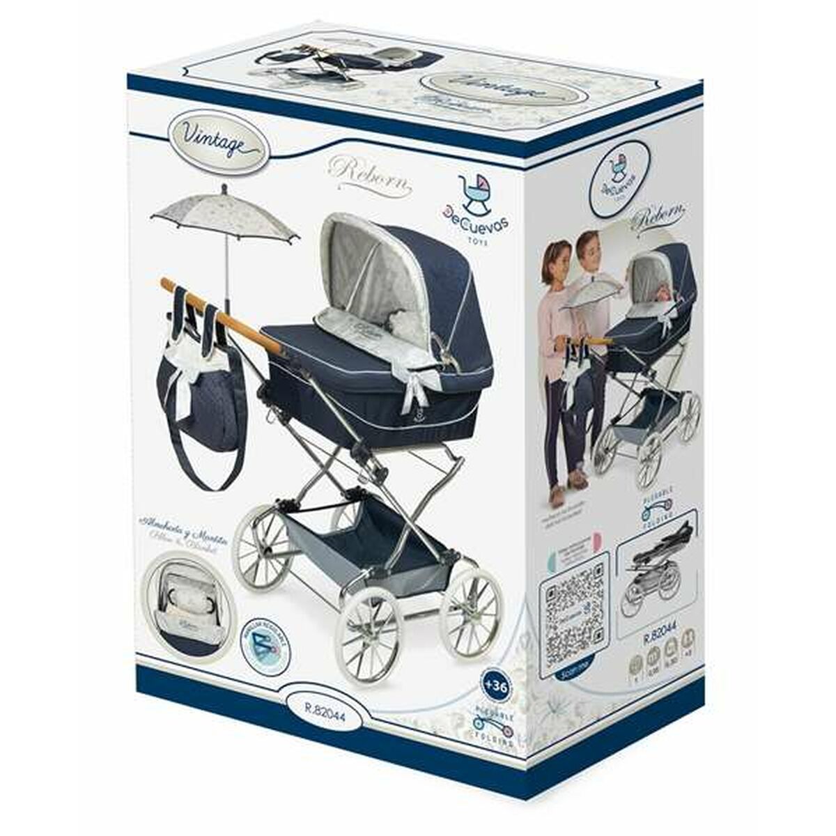 KALINDRA | BB. Doll Stroller Decuevas Vintage 40 x 90 x 90 cm