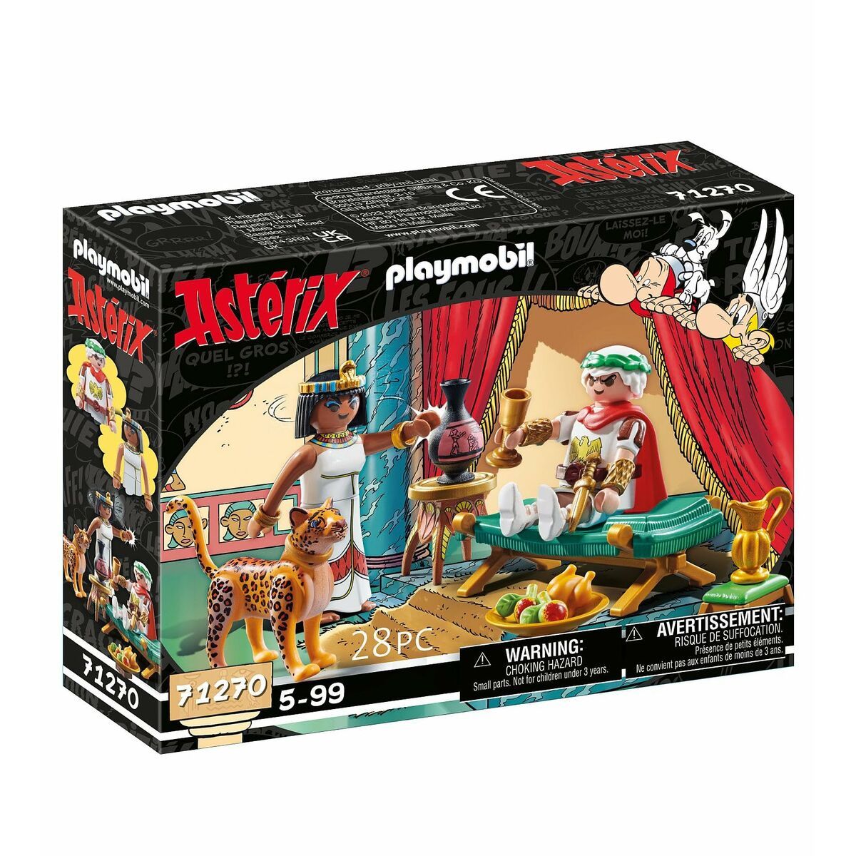 KALINDRA | BB. Playset Playmobil 71270 - Asterix: César and Cleopatra 28 Pieces