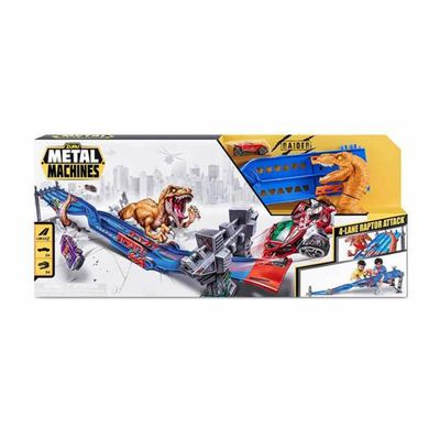 KALINDRA | BB. Piste de course Zuru Metal Machines 4-Lane Raptor Attack 70 x 11 x 30 cm