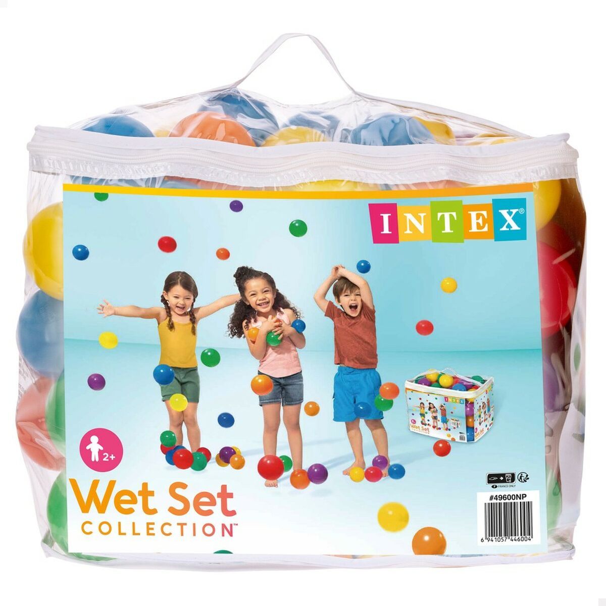 KALINDRA | BB. Balls Intex FUN BALLZ 8 x 8 x 8 cm (6 Units)