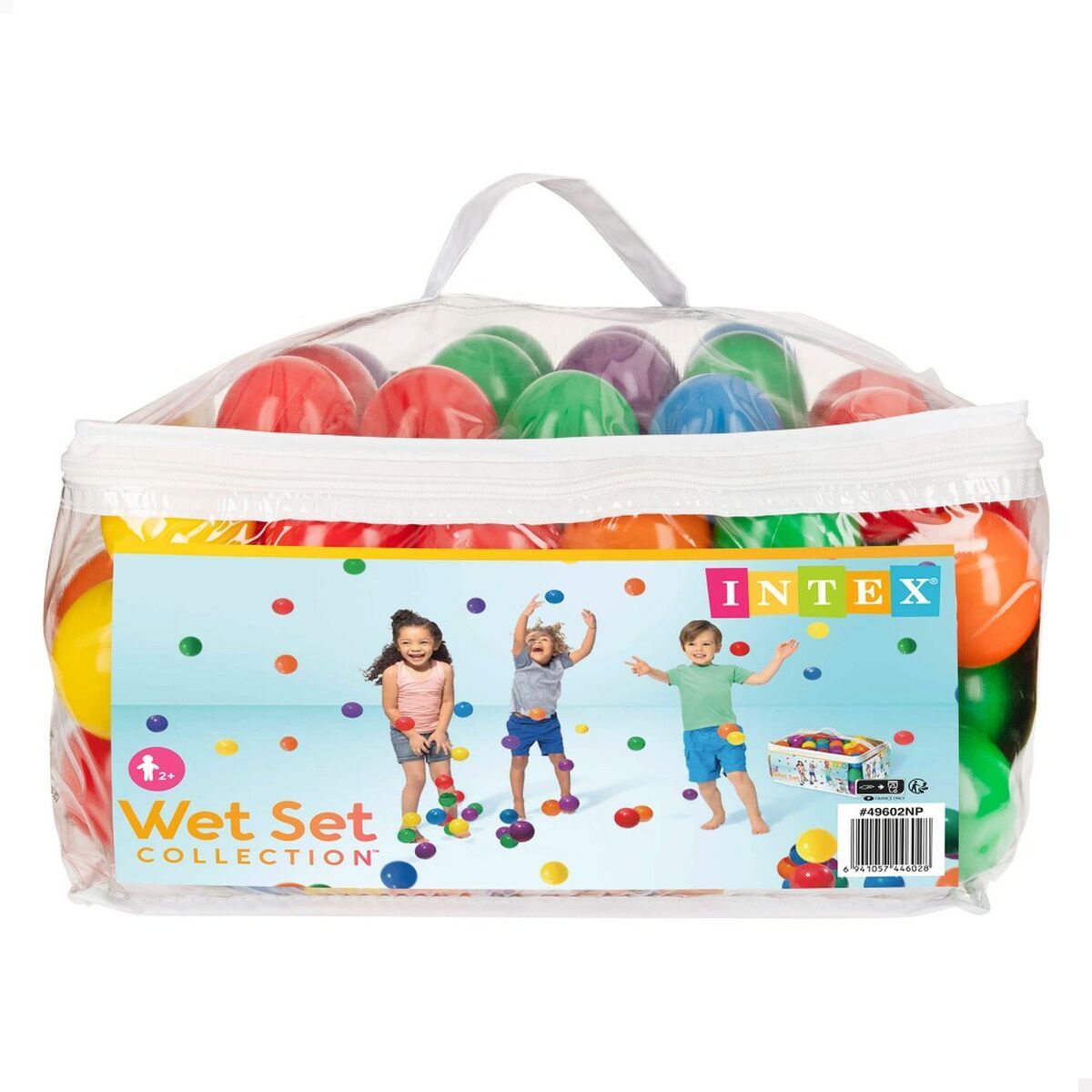 KALINDRA | BB. Balls Intex FUN BALLZ 100 Pieces 6,5 x 6,5 x 6,5 cm (6 Units)