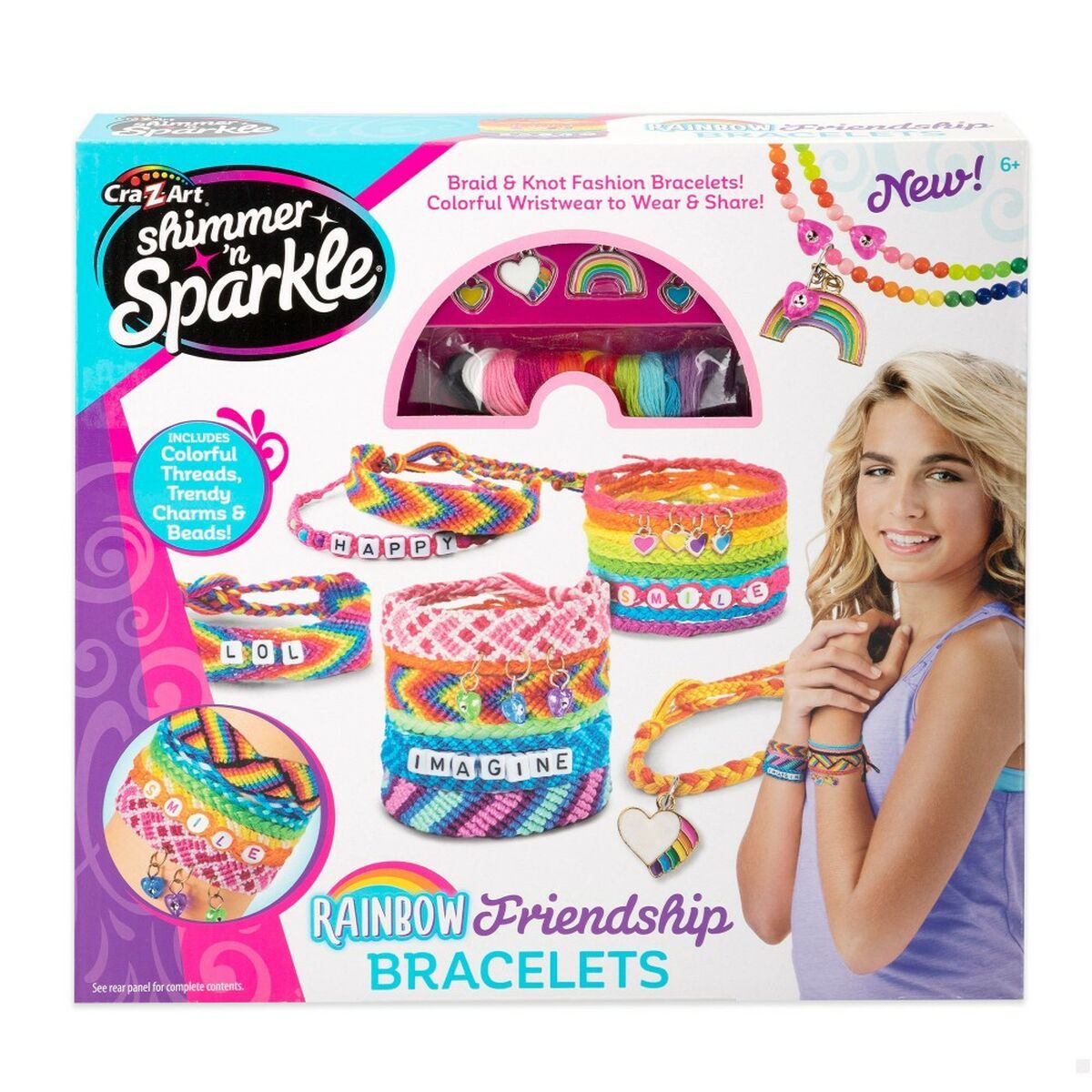 KALINDRA | BB. Bracelet Making Kit Cra-Z-Art Friendship Plastic 15 x 23 x 0,1 cm (4 Units)
