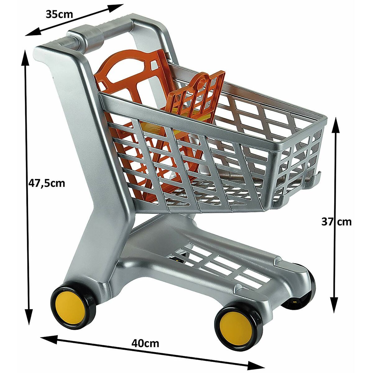 KALINDRA | BB. Shopping cart Klein Shopping Center Supermarket Trolley Toy