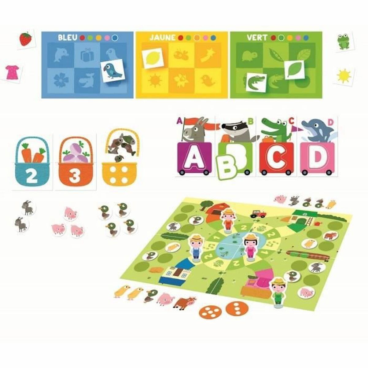 KALINDRA | BB. Educational Baby Game Nathan My Large Small Section Box (French) (FR)