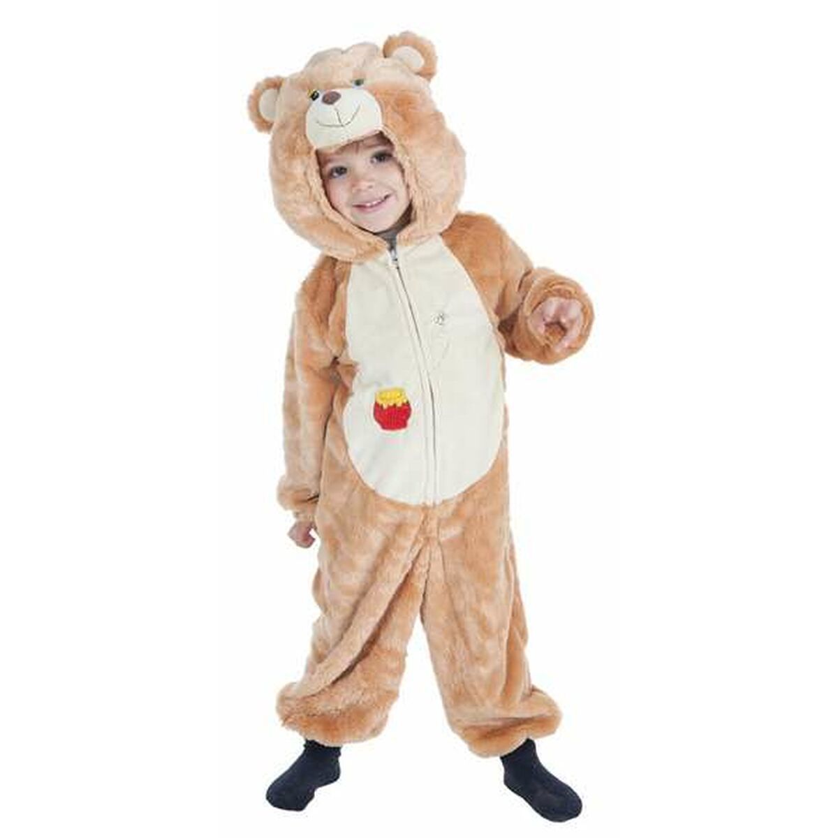 KALINDRA | BB. Costume for Children Light brown Bear 3-4 Years (2 Pieces)