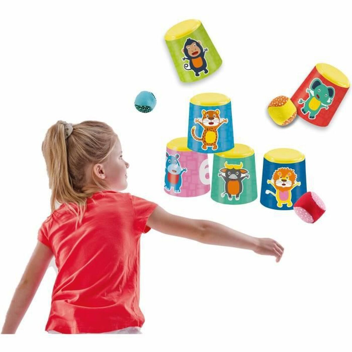 KALINDRA | BB. Skills game SES Creative Chamboule-tout and soft petanque balls