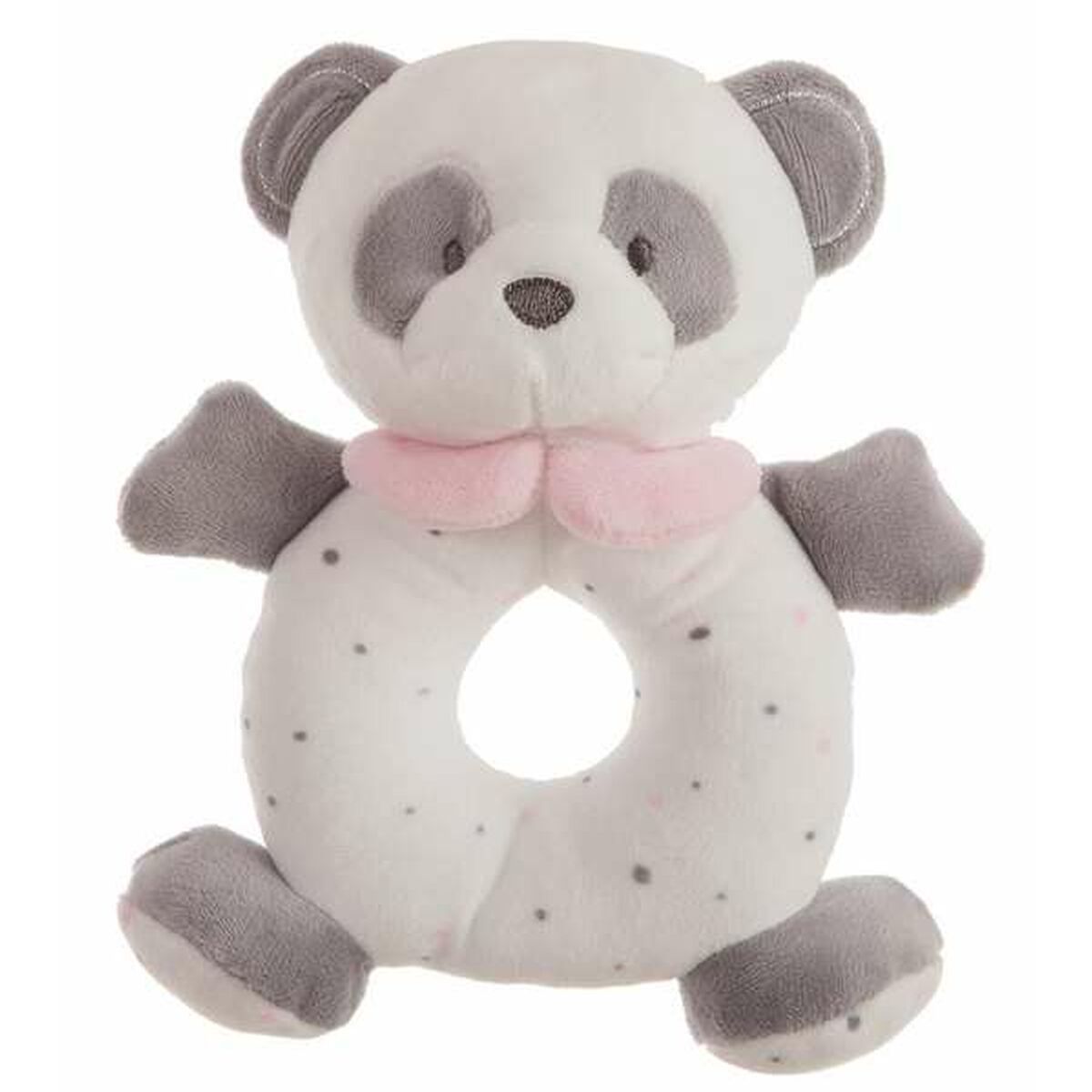 KALINDRA | BB. Rattle Cuddly Toy Panda bear Pink 20 cm
