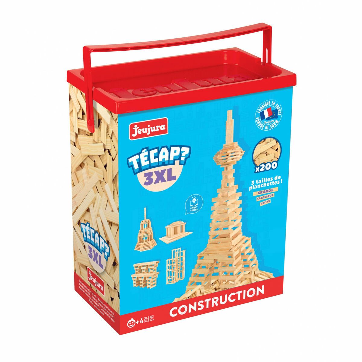 KALINDRA | BB. Boat with Building Blocks Jeujura TECAP? 3XL 200 Pieces