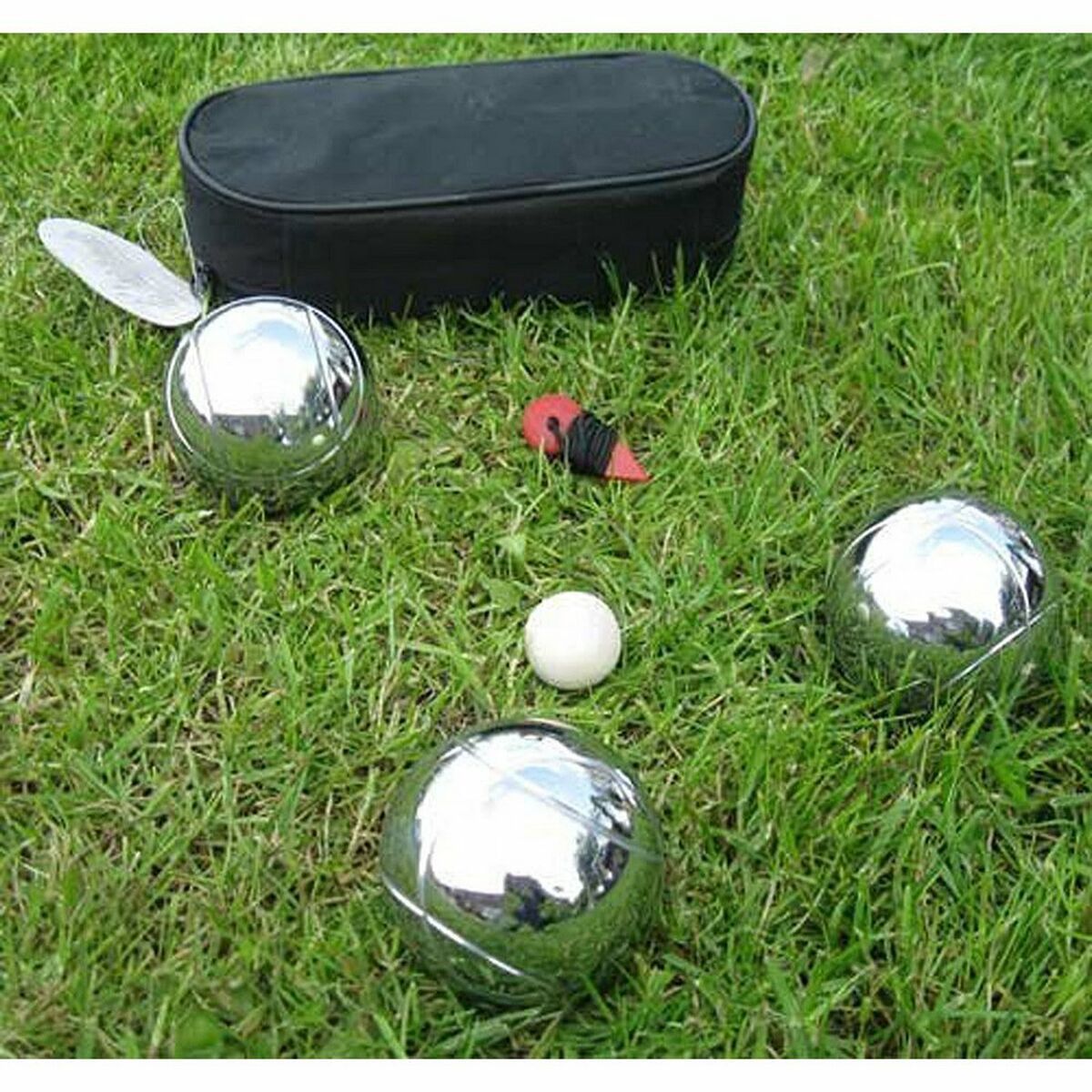 KALINDRA | BB. Boules Set Dimatel Carry bag Metal 5 Pieces (8 x 23 x 6,5 cm)