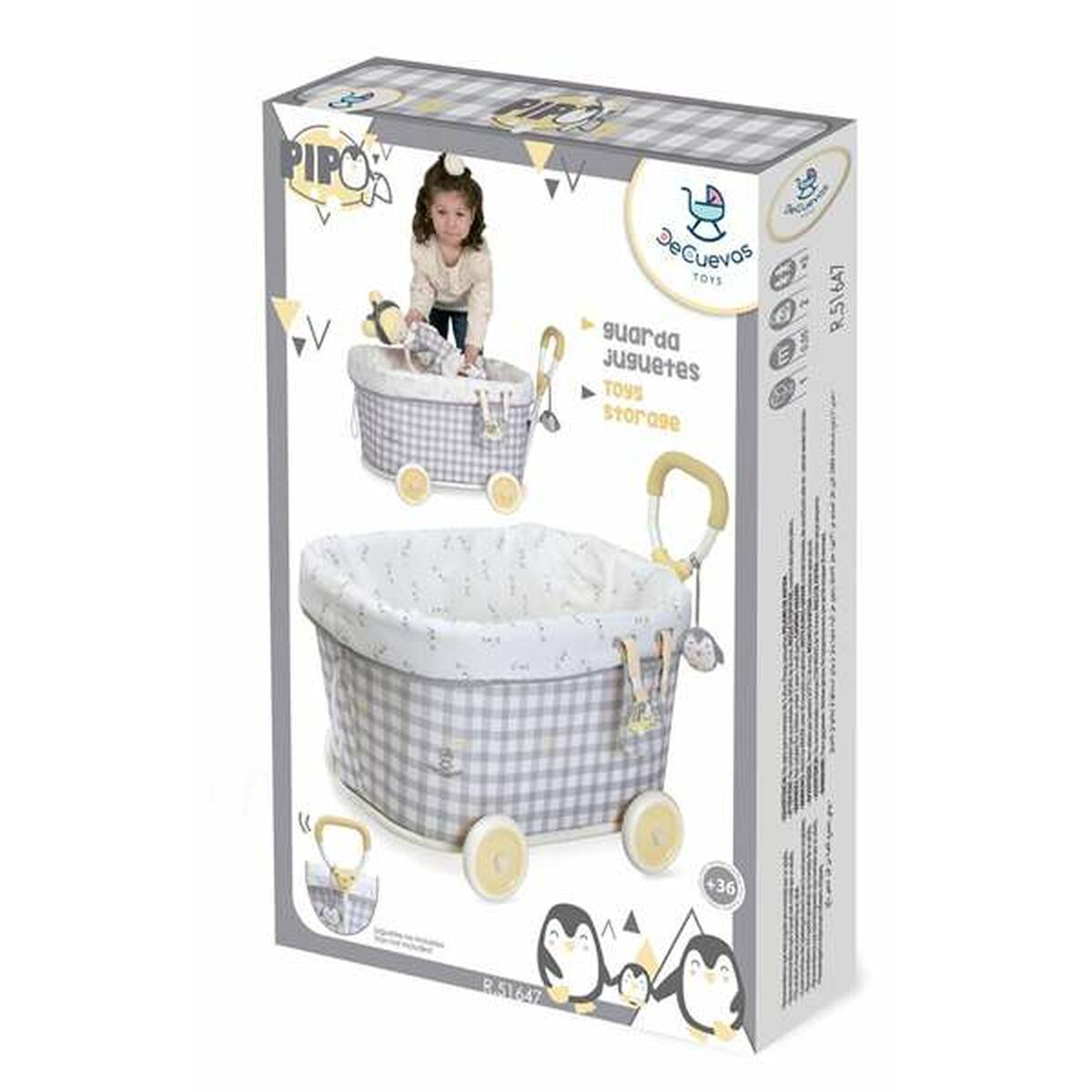 KALINDRA | BB. Doll Stroller Decuevas 36 x 55 x 47 cm