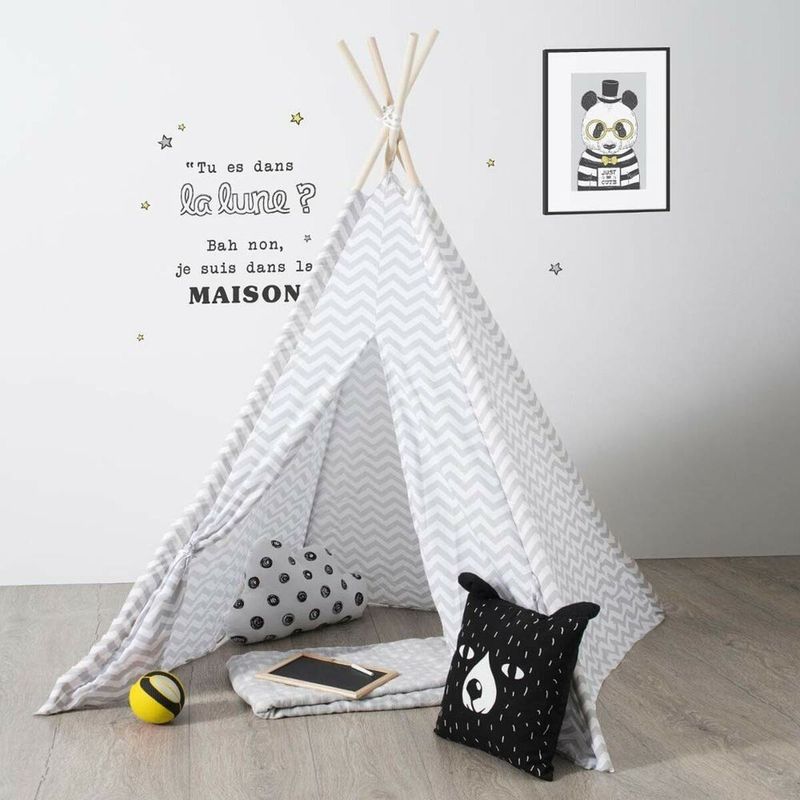 KALINDRA | BB. Tent Atmosphera Chevron Case Tipi (120 x 120 x 160 cm)