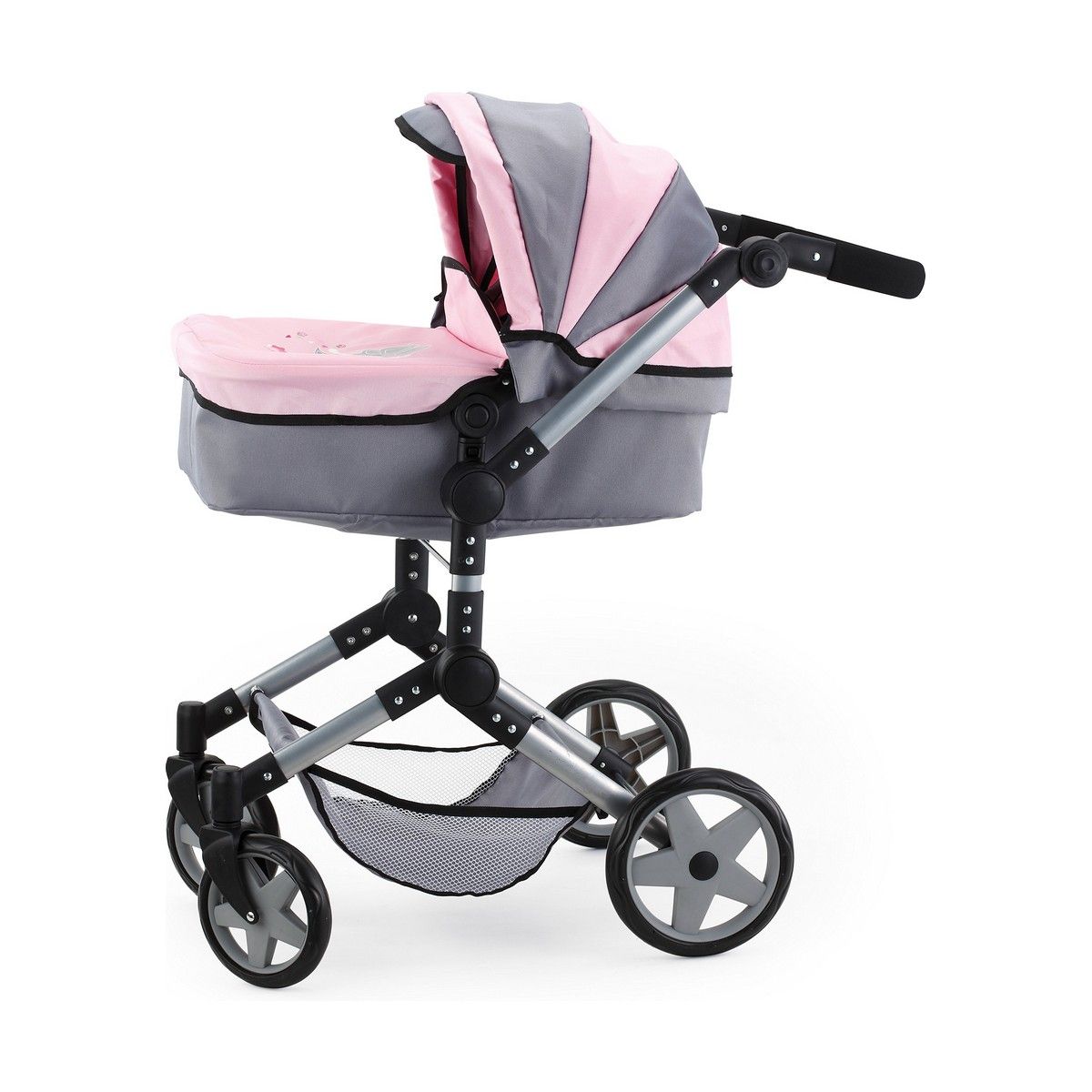 KALINDRA | BB. Doll Stroller Reig Pram Neo Pro Grey 57 cm