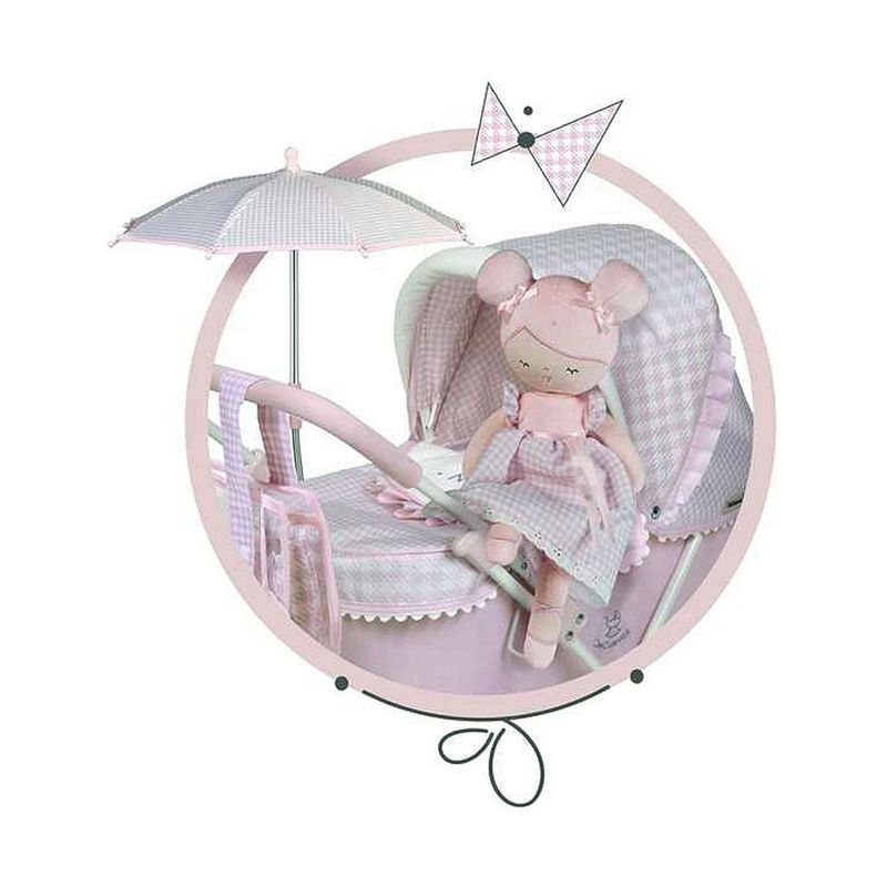 KALINDRA | BB. Rag Doll Decuevas Niza Case that converts into a cot 36 cm Fluffy toy
