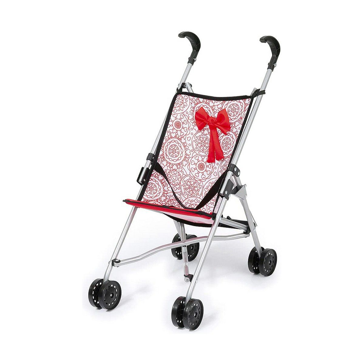 KALINDRA | BB. Doll Stroller Reig Umbrella White Red Princess