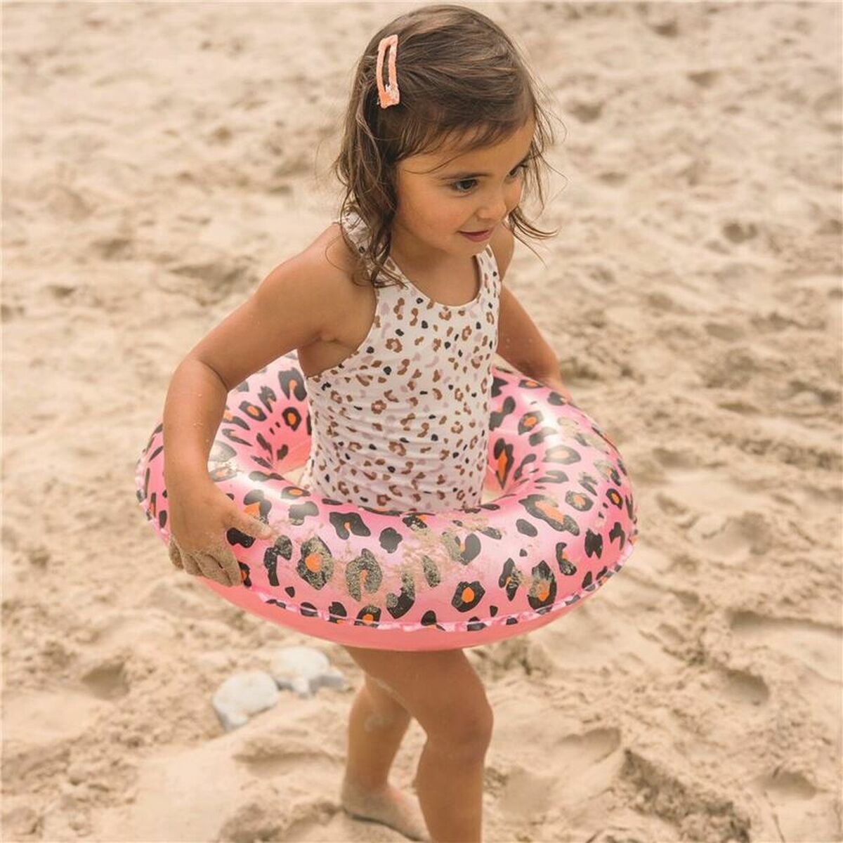 KALINDRA | BB. Inflatable Float Swim Essentials Leopard Light Pink